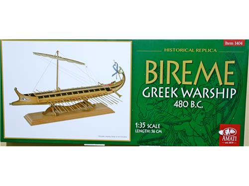 Bireme - nave greca del 480 A.C. - art. 1404 - Amati 1/35