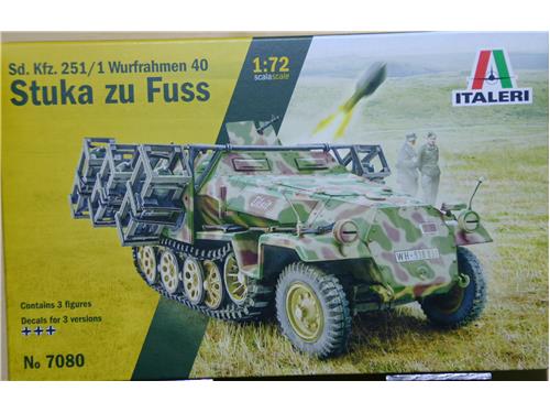 Stuka zu Fuss Sd. Kfz. 251/ Wurfrahmen 40 - art. 7080 - Italeri 1/72