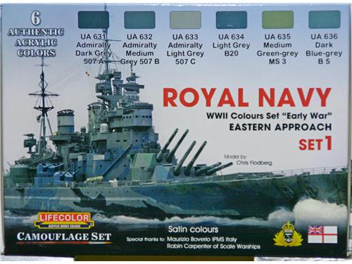 Camouflage set Royal Navy Set.1( art.CS 33)- colori Life Color