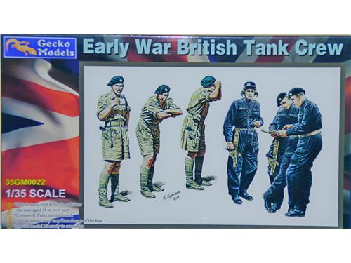 Early War British Tank Crew - art. 35GM0022 - Gecko Models 1/35