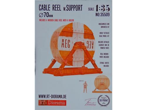 Avvolgicavo con supporto - art. 35509 - RT-Diorama 1/35