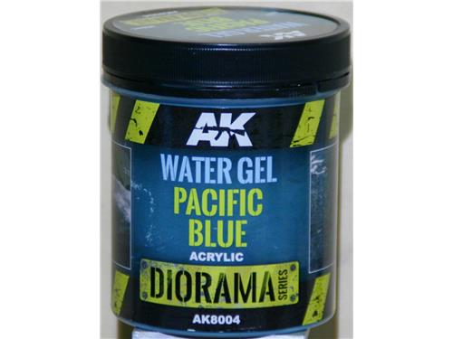 Gel effetto acqua Blu Pacifico / Pacific blue - art. AK8004 - AK