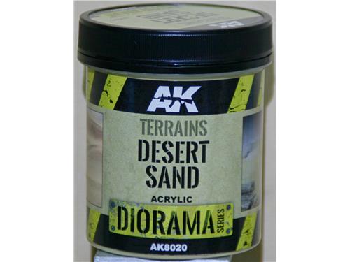 Pasta per diorami effetto sabbia deserto / desert sand - art. AK8020 - AK
