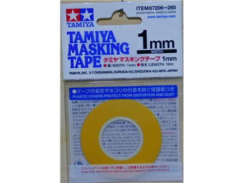 Nastro per mascheramenti, 1 mm - art 87206 -  Tamiya