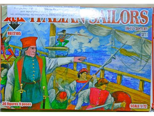 Italian Sailors 16-17 century - art. RB72105 - Red Box 1/72