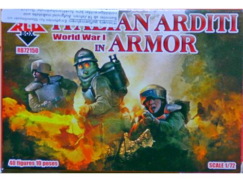 Italian Arditi in armour WW I - art. RB72150 - Red Box 1/72