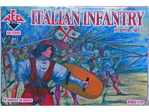 Italian infantry 16 century set 1 - art. RB72099 - Red Box 1/72