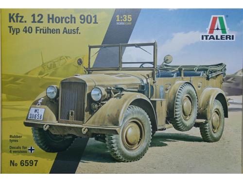 Kfz. 12 Horch 901 typ 40Fruhen Ausf. - art. 6597 - Italeri 1/35