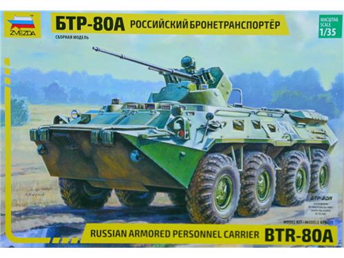 BTR-80A - russian armored personel carrier - art. 3560 - Zvezda 1/35