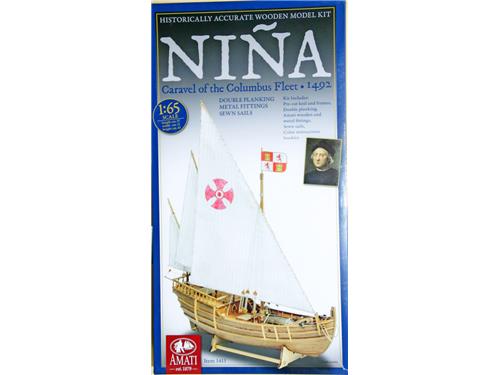 Nave, Nina 1492, Caravella di Cristoforo Colombo  art.1411 - Amati 1/65