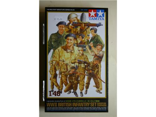 WWII British infantry set (european campaign) - modelli Tamiya