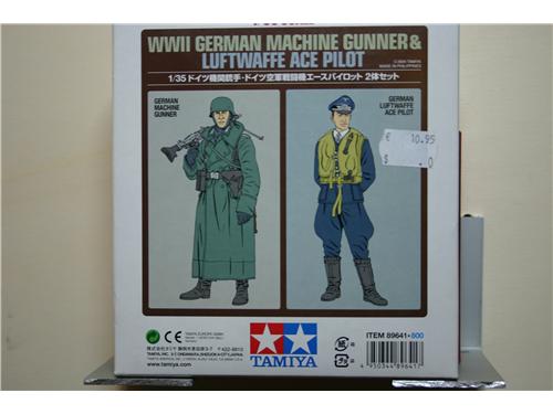 WWII German machine gunner & luftwaffe ace pilot - modelli Tamiya
