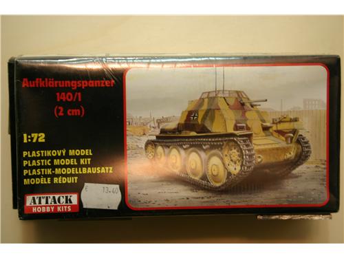 Carro armato tedesco - Ausfllarungspanzer 140/1 (2 cm) - modelli Attack