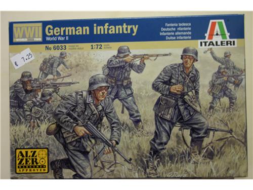 GERMAN INFANTRY World war II - art. 6033 -Italeri 1/72