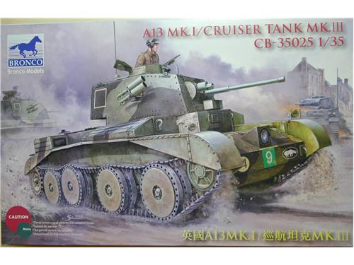 A13 MK.I/Cruiser tank MK.III - art. CB-35025- Bronco Models 1/35