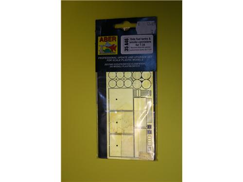 1/35 T-34 grill cover (Tamiya models) (cod. 35A48) - fotoincisioni Aber