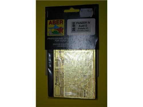 Panzer IV Ausf.G (PzKpfw IV) (for italeri, Dragon) (cod.n.35011) - fotoincisioni Aber