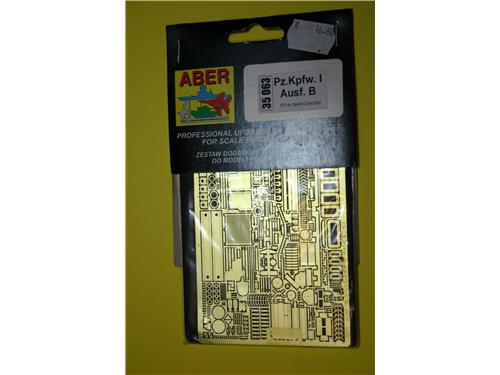 Pz.Kpfw.I Ausf.B (for Italeri-Zvezda) (cod. n. 35063) - fotoincisioni Aber