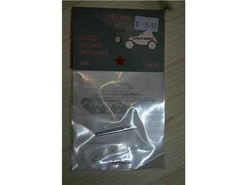 Soviet KV-I 1941 (Trumpeter)  76,2 mm. L-11 - Canne tornite in metallo Jordi Rubio