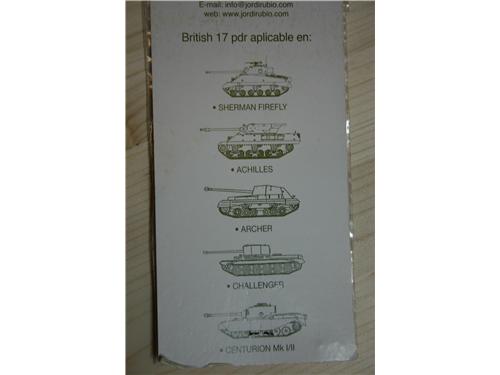British tank-gun 17 pounder - Canne tornite in metallo Jordi Rubio