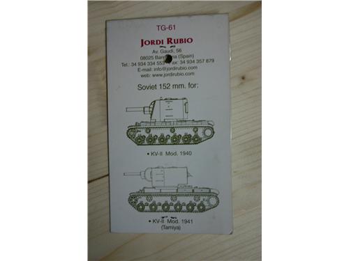 Soviet KV-II (Tamiya) - Canne tornite in metallo Jordi Rubio