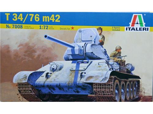 T 34/76 m42 - Italeri - art. 7008 - 1/72