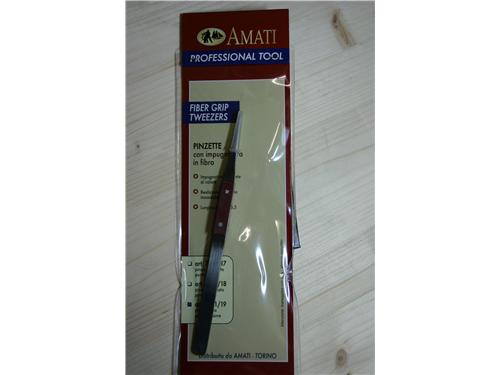Pinzette con impugnatura in fibra. Cod. art. 7371/19 - attrezzi AMATI