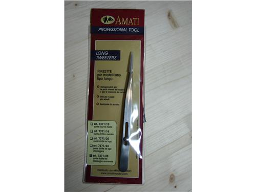 Pinzette per modellismo tipo lungo. Cod. art. 7371/25. - attrezzi AMATI