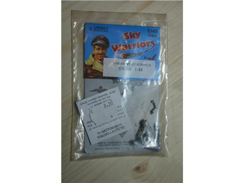 German pilot runing II  - modelli Andrea miniatures