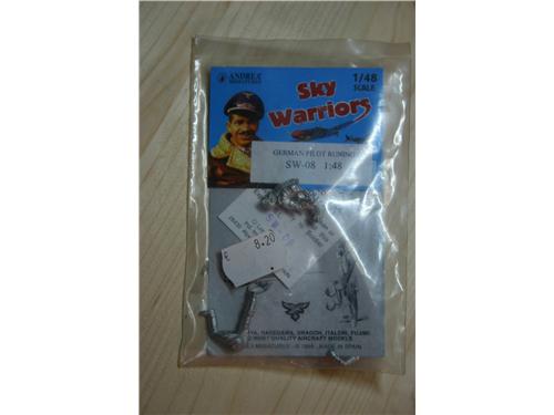 Pilota tedesco WWII, Figurino  - modelli Andrea miniatures