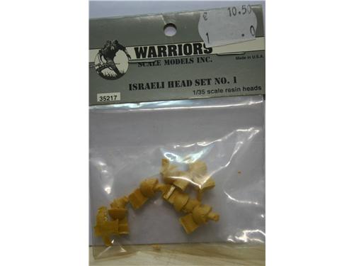 teste per figurini - Israeli head set n.1  - modelli warriors