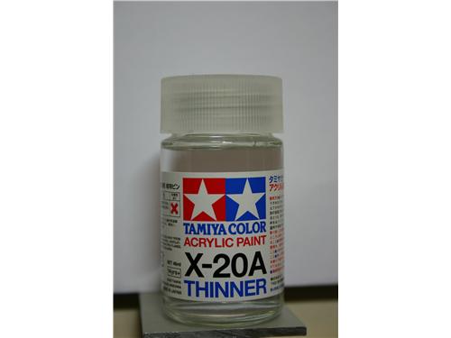 X-20A - acrylic thinner / diluente 46ml - colori acrilici Tamiya
