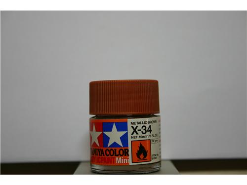 X-34 - metallic brown - colori acrilici TAMIYA