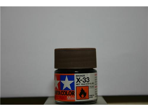 X-33 - bronze - colori acrilici Tamiya
