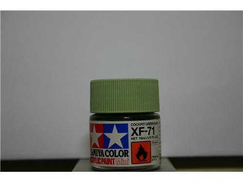 XF-71 - cockpit green (ijn) - colori acrilici TAMIYA