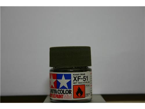 XF-51 khaki drab - colori acrilici TAMIYA