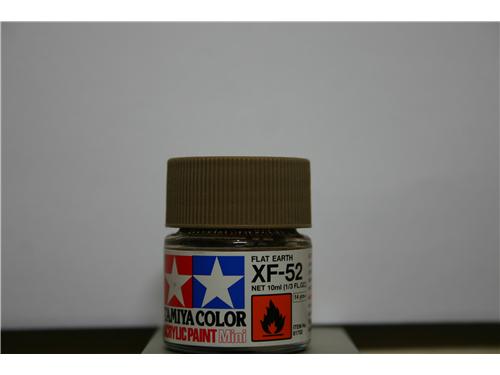XF-52 - flat earth - colori acrilici TAMIYA