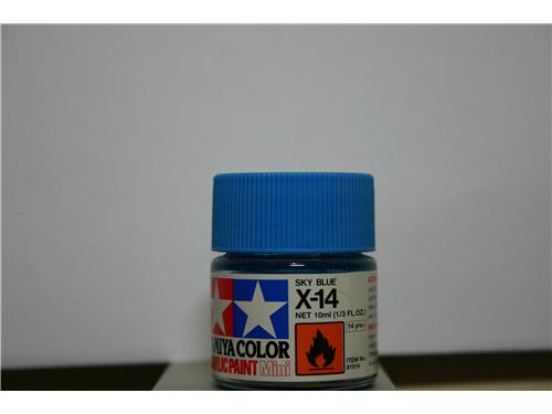 X-14 - sky blue - colori acrilici Tamiya