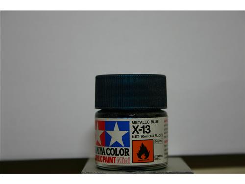X-13 - metallic blue - colori acrilici TAMIYA