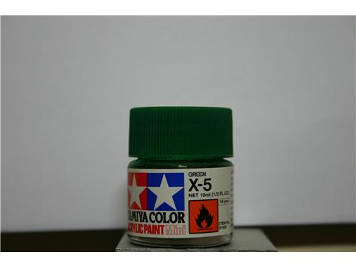 X-5 - green - colori acrilici TAMIYA