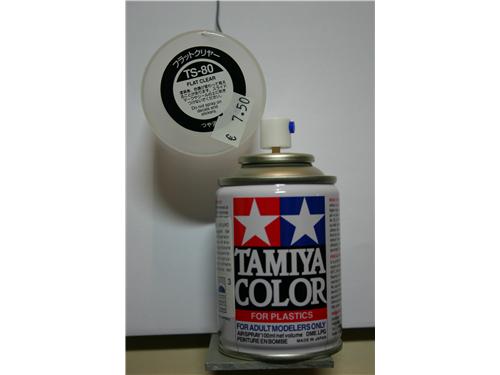 TS-80 - flat clear / trasparente opaco - colori Tamiya