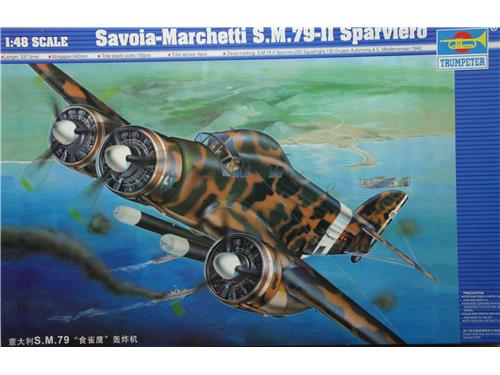 Savoia-Marchetti S.M.79-II Sparviero - art. 02817 - Trumpeter 1/48