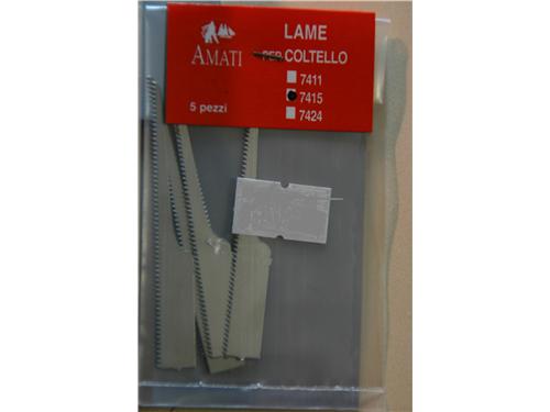 Lame per coltello. Art. 7415 - attrezzi Amati
