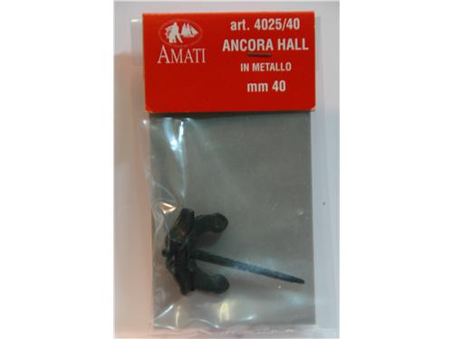 Ancora hall in metallo mm.40 - art.4025/40 - Amati