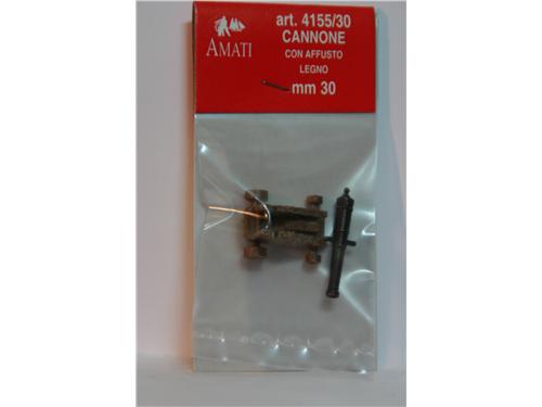 Cannone con affusto in legno mm. 30 - art. 4155/30 - Amati