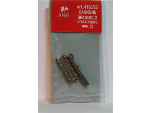 Cannone spagnolo con affusto mm. 32 - art. 4190/32 - Amati