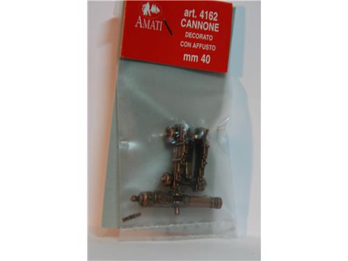 Cannone decorato con affusto mm. 40 - art. 4162 - Amati