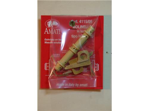 Molinello in legno tipo H mm. 50 - art. 4115/05 Amati