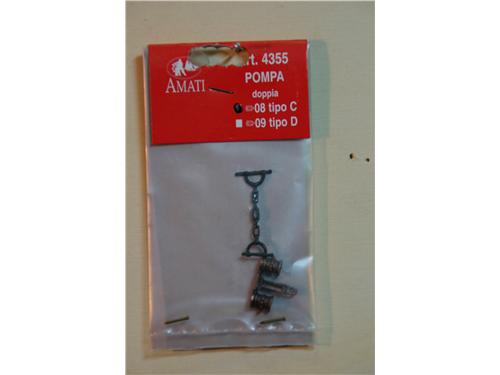Pompa doppia tipo C - art. 4355/08 - Amati