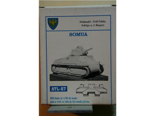 Cingoli in metallo per Somua - mod. ATL-67 - Friulmodel